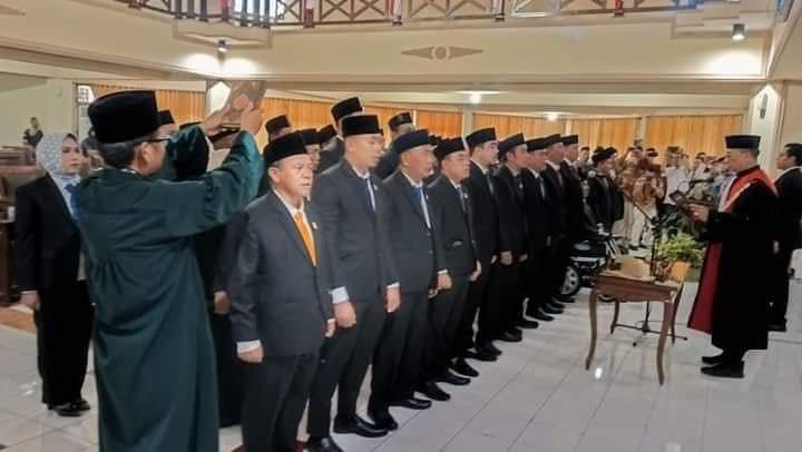 Sebanyak 45 Anggota DPRD Kabupaten Lombok Barat Periode 2024-2025 Resmi Dilantik